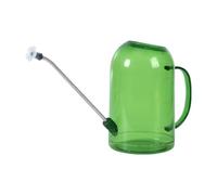 MFMEXUL Annaffiatoio Da 2 Litri con Beccuccio Lungo, 12,4 X 20,3 Cm, Infrangibile, per Interni Ed Esterni, con Manico Ergonomico, Verde Chiaro