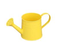 MFMEXUL Annaffiatoio per Piante Interno Esterno in Manico Ergonomico Beccuccio Largo E capacità Sufficiente Adatto per Bambini Irrigazione Fiori Ver, Giallo