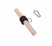 MFMEXUL Arm Strength Rullo Polsi Attrezzo Avambracci Impugnatura Rinforzo Strumento Braccia Beechwood Ergonomico con Cinghia Robusta E Ganci in Metallo per Allenamento a Casa Bodybuilding, 30CM