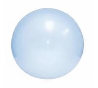 MFMEXUL Bambini Pallone Gonfiabile Giocattolo Palla Elastica Orb Palla Acqua Morbida Palla Seduta Flessibile Realizzato in Lattice Adatto per Divertimento Nel, Blu, Extra Grande 110 Cm