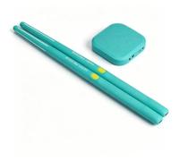 MFMEXUL Batteria Elettronica Portatile Kit Batteria Digitale Set Percussioni Bacchette Elettroniche con Controlli al Manico in PVC per Esercizi Senza Rumore E, Blu