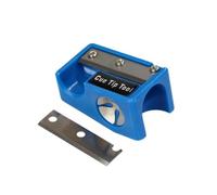MFMEXUL Biliardo Manutentore Puntale Accessorio 3 Funzioni Rifinitore Scuffatore Sagomatore Utensile in Resina per Cura della Punta E Controllo dei Colpi, Color to 1