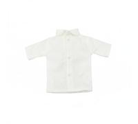 MFMEXUL Camicia per Bambola 1 6 Camicia Camicetta Blusa Abbigliamento per Action Figure Tessuto Morbido in Stoffa Chiusura con Bottoni Maniche Corte O Lunghe , Camicia A Maniche Corte