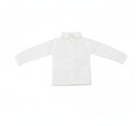 MFMEXUL Camicia per Bambola 1 6 Camicia Camicetta Blusa Abbigliamento per Action Figure Tessuto Morbido in Stoffa Chiusura con Bottoni Maniche Corte O Lunghe , Camicia A Maniche Lunghe