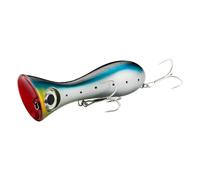 MFMEXUL Esca da Pesca Popper Artificiale Duro Plug per Superficie Richiamo con Bocca Svasata E Rattle Interno E Acciaio Adatta a Lanci Ripetuti Laghetti Cave Battute All’alba
