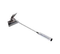 MFMEXUL Estrattore per Rimozione Diserbo Diserbatrice Multifunzionale per Cantieri Fattoria Durevole Maniglia Ergonomica Portatile Giardino Cura del Prato per, 4 Denti 40cm