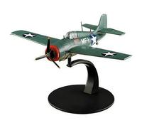 MFMEXUL Figurina Oggetto da Esposizione Modello Jet Militare Dettagli Raffinati Struttura Resistente Metallo per Collezionisti Specializzati Adatto Studio Decorazione Soggiorno, F4f Wildcat