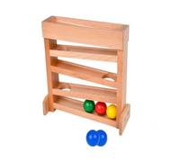 MFMEXUL Gioco di Inseguimento Visivo in Legno con Canali Sfalsati E Guida Inferiore Giocattolo per Lo Sviluppo del Struttura Stabile E Sicura per