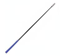 MFMEXUL Golf Swing Bastone da Allenamento Golf Asta Pratica Attrezzo Correzione Impugnatura in Gomma Asta in Acciaio Inox Migliora E Controllo Portatile Adatto per Principianti Interni, Blu