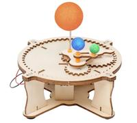 MFMEXUL Kit Astronomico con Ingranaggi Visibili | A ma, Kit di Scienza per l'assemblaggio dei corpi Celesti, to, Puzzle in Legno, attività Sstiche