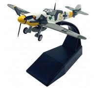 MFMEXUL Modello Caccia Tedesco ME109F-4 1:72 Dettagliato Modello di Aereo da Caccia con Base di Senza Montaggio all'Uso per Studio, Ufficio