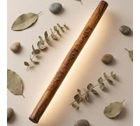 MFMEXUL Percussion Percussione Artigianale Bambù Cilindro Sonoro Prodotto Manuale Dettagli Incisi Soffuso Adatto per Musica Studio Relax Regalo, Stile Bambù Dipinto