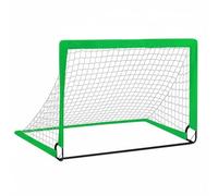 MFMEXUL Porta da Calcio Bambini Rete per Allenamento Calcio Ragazzi Bambini Pieghevole Montaggio Veloce Senza Attrezzi Fibra di Vetro Staffe Metalliche, Verde