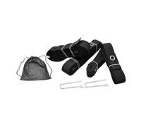 MFMEXUL Set Completo di Linee per Campi in Terra Battuta con Marcatori di Confine, Corde Ben Visibili, Robusti Ancoraggi a Pratici Accessori.
