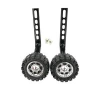 MFMEXUL Set di Rotelle di Supporto per Biciclette per Bambini, per Imparare Ad Andare in Bicicletta, Staffa Nera