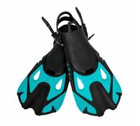 MFMEXUL Subacquee Snorkeling Nuoto Allenamento Resistenti in PP TPE con Design a Tallone Aperto per vestibilità Confortevole E Propulsione Efficiente Adatte, Azzurro Cielo, S/M