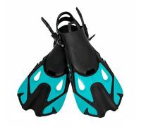 MFMEXUL Subacquee Snorkeling Nuoto Allenamento Resistenti in PP TPE con Design a Tallone Aperto per vestibilità Confortevole E Propulsione Efficiente Adatte, Azzurro Cielo, L/XL