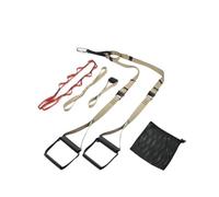 MFMEXUL Training Belt Cinghie Allenamento Sospensione Corda Resistenza Maniglie Antiscivolo Kit con Ancora Porta E Cinghia Estensione Adatto per Esercizi, Sabbia