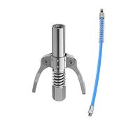 MFMEXUL Ugello per Ingrassaggio Autobloccante Accessori per Raccordo Testina Salvasforzo Manuale Adattatore Raccordo Riparazione Resistente in Acciaio Inox Ad, con Tubo da 1 m