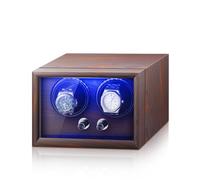 MFRELMNZG Caricatore per Orologi Automatici Caricatore Automatico, Arresto Automatico all'apertura del Coperchio, Scatola espositiva con caricabatteria Luminoso