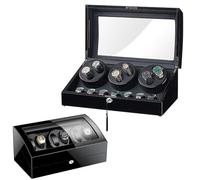 MFRELMNZG Caricatore per Orologi Caricatore per Orologi Automatico per 6 caricatori per Orologi 7 spazi di archiviazione Ruotare Gli Orologi Esposizione di archiviazione Custodia di Carica S