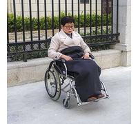 MFRELMNZG Coperta Calda per Sedia a rotelle, Antivento, per la Parte Inferiore del Corpo, Impermeabile, Foderata in Pile, Calda e Accogliente, per Adulti, Coperta per Gambe e Parte Inferiore