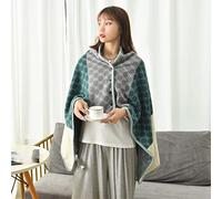 MFRELMNZG Poncho Caldi per Sedia a rotelle con Cappuccio, Cappotti Senza Maniche per Adulti, Coperta Invernale per Sedia a rotelle, Coperta Multiuso per Il Tempo Libero, Mantello in Flanella
