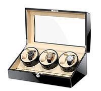 MFRELMNZG Scatola per Esposizione Orologi, Carica Orologi Automatico, Scatola per Carica Orologi per Orologi Automatici, con Cuscini Flessibili per Orologi, Grande capacità