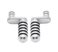 MFTGRS Pedane per Moto per MV Agusta F4 750 1000 312 R per Agusta per Brutale 750 989 910 920 990 1078 1090 Pedale del Freno Leva del Cambio Punta Peg Moto Pedane poggiapiedi(Argento)