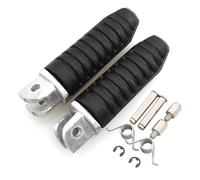 MFTGRS Pedane per Moto per Suzuki GSX650F GSX 650F 2008-2012 GSX 1400 per I B-King Pedana Passeggero Moto Pedale Posteriore Pedana Anteriore Pedana Pedane poggiapiedi(Argento Anteriore)