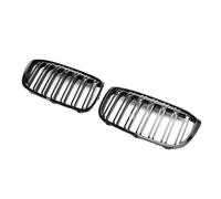 MFTGRS Per Serie 2 F45 F46 2018 2019 2020 2021 2 Pezzi Griglia Anteriore A Rene Nero Lucido