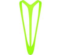 MFUOE Borat Mankini - Costume da bagno da uomo con perizoma a V, sexy, con bretelle, costume da addio al celibato, Verde, Taglia unica
