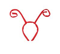 MFUOE Fascia per antenna rossa con tentacoli di formica, per Halloween, per ragazzi e ragazze, accessorio per feste di Natale e feste