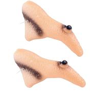 MFUOE Naso da strega finto per Halloween, accessori per travestimento da strega, accessori per cosplay, accessori per costume di Halloween, parti del corpo finte spaventose (2)