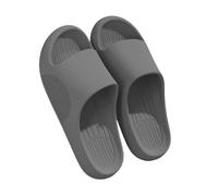 MFUZHAGN2024 Sandali da bagno per uomo, sandali da doccia, morbidi e antiscivolo, scarpe da spiaggia per interni e per la casa, sandali da donna estivi, Grigio, 50 EU
