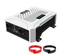 MFUZOP Power Inverter 24v 220vOnda Pura 3500W/7000W Inverter Convertitore DC 24V a AC 220V con LCD Display, 2 presa AC, e Type-c & 1 Porte USB per Casa, Auto,Camion, Camper