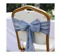 MFWHEFJ Fiocchi per Sedia in Tulle 10-100Pcs Terracotta Chair Sashes | For Wedding Covers Cheesecloth Bow Ribbons For Party Ceremony 7x98In(Deep Blue,50pcs)