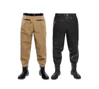 MFWHEFJ Waders Pesca Trampolieri da pesca lombo, pantaloni da trampoliere con esca for lago fluviale, abbigliamento da mare da viaggio, tuta impermeabile for esterni, comfort traspirante(C,L)
