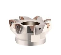 MFWN MFWN900 Testa per fresatura esagonale a doppio lato per taglio pesante WNMU0806 Inserto per fresatura WNMU Disco per fresatura MFWN90°(D63-22-4T)
