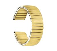 MFXFKOKGAX Cinturino elastico for orologio da 16 mm, 18, 20, 22, in acciaio inossidabile, for uomo e donna, for cinturino estensibile, accessori(Gold,14mm)