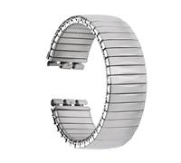 MFXFKOKGAX Cinturino Elastico In Metallo Adatto For Orologio For SWATCH, In Acciaio Inossidabile For Espansione Elastica, Accessori For Braccialetti Lucidi Opachi(17mm-Trapezoid)
