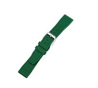 MFXFKOKGAX Cinturino In Gomma For Orologio For IWC Pilot, Adatto For In Silicone Sportivo For For Little Prince Portugal PORTOFINO(Green,21mm)