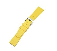 MFXFKOKGAX Cinturino In Gomma For Orologio For IWC Pilot, Adatto For In Silicone Sportivo For For Little Prince Portugal PORTOFINO(Yellow,21mm)