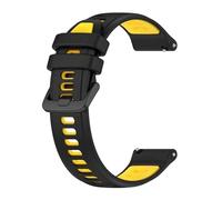 MFXFKOKGAX Cinturino In Silicone Adatto For SUUNTO VERTICAL 9 5 Peak DLC/PRO 3 Fitness Band Bracciale Sportivo Traspirante Accessori(Black Yellow,20mm)