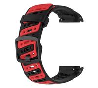 MFXFKOKGAX Cinturino In Silicone Alla Moda Adatto For COROS PACE Pro SmartWatch Band Bracciale Sportivo Da Polso Cintura For Orologio(Black Red)