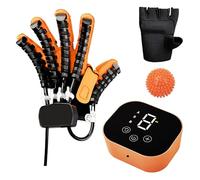 MFYDPP Guanti Robot per Riabilitazione Manuale, Attrezzo Ginnico Robot per Emiplegia da Ictus Aiuta I Pazienti, Ortesi per Dita(Size:XXL,Color:DestraMano)