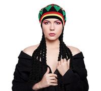 MFYOUPK Cappello dreadlock da donna, parrucca con dreadlocks e dreadlock, parrucca per feste, feste, teatro, carnevale, cosplay, Halloween, concerti