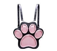 MFYOUPK Zaino per ragazze della scuola - Zaino per la scuola con di gatto, grande borsa per libri con bambola di peluche, zaino per ragazze adolescenti e donne, Noce nero., riferimento alla