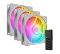 Cooler Master MFZ-M2DW-243P2-R1 sistema di raffreddamento per computer Case per computer Raffreddatore d'aria 12 cm Bianco 3 pz
