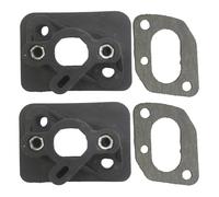 MFzKAw 2 Set di collettori di aspirazione for decespugliatore for 40-5 43CC 52CC Parti Connettore Base carburatore Tubo di ammissione Adattatore carburatore
